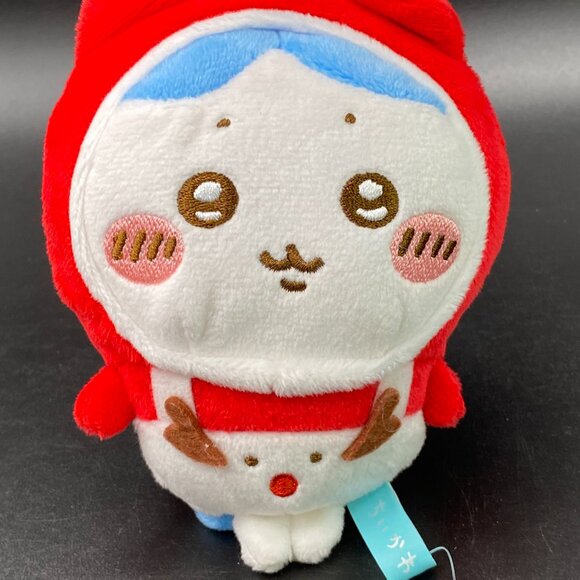 Chiikawa 7-11 Collab Reindeer Hachiware Plush Doll Christmas Ornament 2024 NWT - Picture 5 of 10